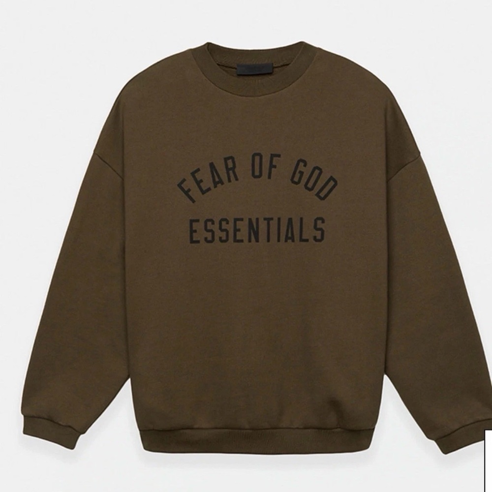 Essentials Fear Of God  2 Peaces Set Crew neck Sweatshirt And Sweatpants